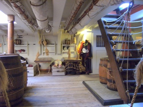 Endeavour below decks © SW